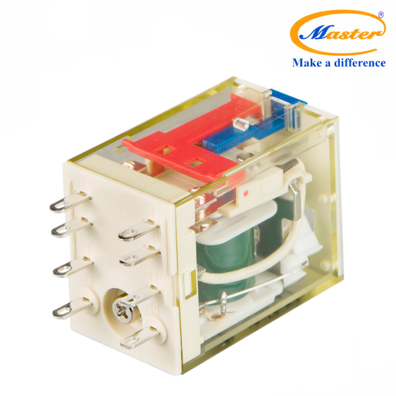 Relay Trung Gian 8 Chân 12VDC MT-RU2H-D12-LT Master