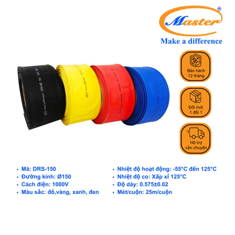 Ống Co Nhiệt DRS150 Master