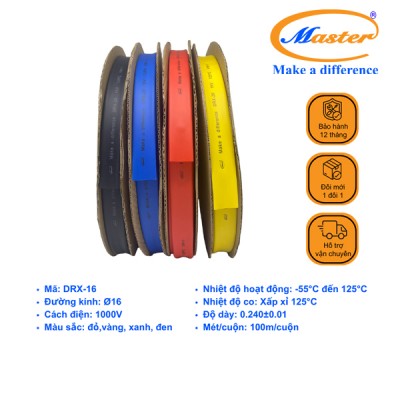 Ống Co Nhiệt Hạ Thế DRX16 Master