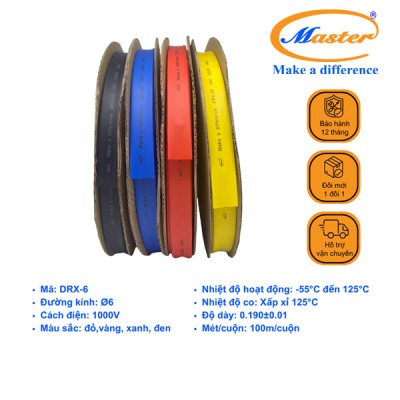 Ống Co Nhiệt Hạ Thế DRX6 Master