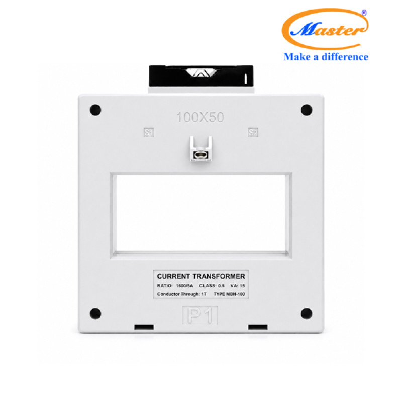 Biến Dòng Đo Lường Hộp Nhựa MBH-100 1600/5A CL0.5 15VA Master