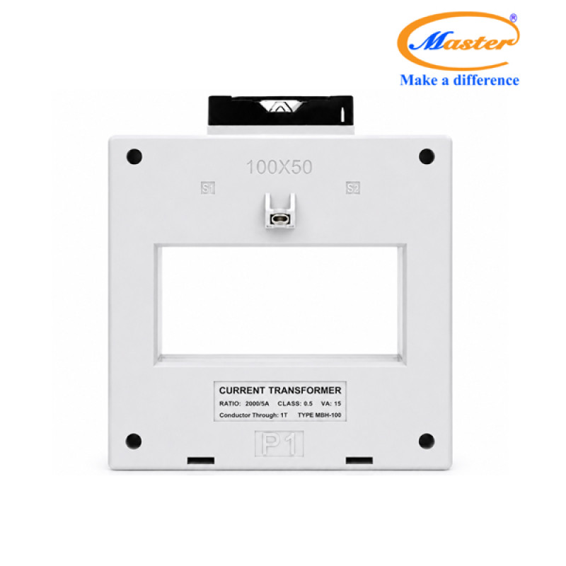Biến Dòng Đo Lường Hộp Nhựa MBH-100 2000/5A CL0.5 15VA Master