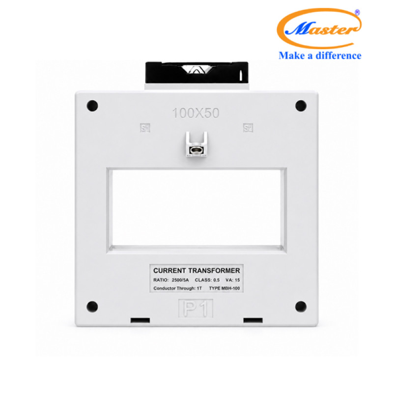 Biến Dòng Đo Lường Hộp Nhựa MBH-100 2500/5A CL0.5 15VA Master
