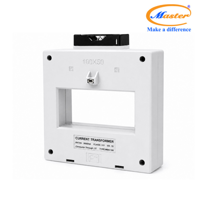 Biến Dòng Đo Lường Hộp Nhựa MBH-100 3000/5A CL0.5 15VA Master