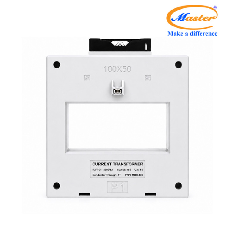 Biến Dòng Đo Lường Hộp Nhựa MBH-100 3000/5A CL0.5 15VA Master