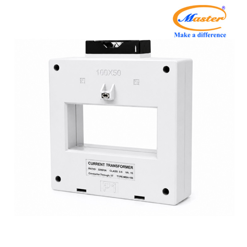 Biến Dòng Đo Lường Hộp Nhựa MBH-100 3200/5A CL0.5 15VA Master