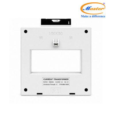 Biến Dòng Đo Lường MBH-100EX 1600/5A CL1.0 15VA Master - Loại Epoxy Vỏ Nhựa