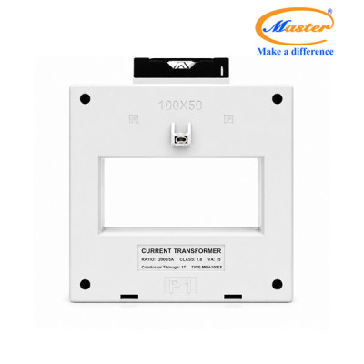 Biến Dòng Đo Lường MBH-100EX 2000/5A CL1.0 15VA Master - Loại Epoxy Vỏ Nhựa
