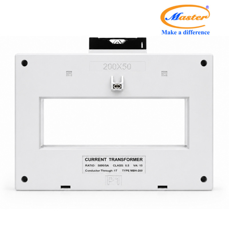Biến Dòng Đo Lường Hộp Nhựa MBH-200 5000/5A CL0.5 15VA Master