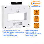 Biến Dòng Đo Lường MBH-200EX 2000/5A CL1.0 15VA Master - Loại Epoxy Vỏ Nhựa