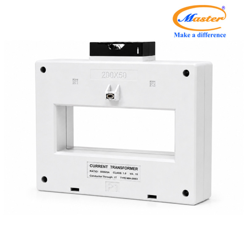 Biến Dòng Đo Lường MBH-200EX 5000/5A CL1.0 15VA Master - Loại Epoxy Vỏ Nhựa