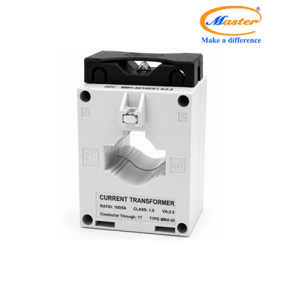 Biến Dòng Đo Lường Hộp Nhựa MBH-30 100/5A CL1.0 2.5VA Master