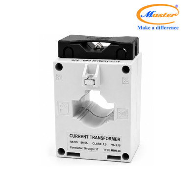 Biến Dòng Đo Lường Hộp Nhựa MBH-30 150/5A CL1.0 3.75VA Master