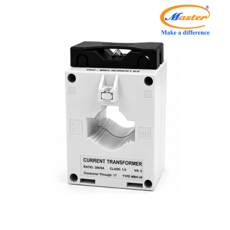 Biến Dòng Đo Lường Hộp Nhựa MBH-30 200/5A CL1.0 5VA Master