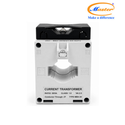 Biến Dòng Đo Lường Hộp Nhựa MBH-30 50/5A CL1.0 2.5VA Master