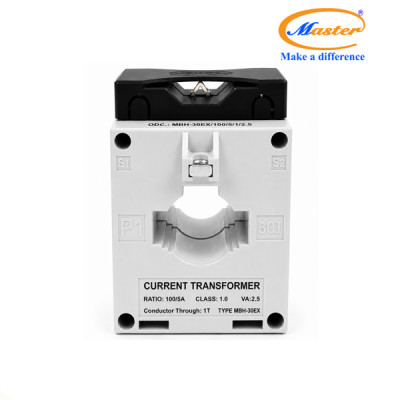 Biến Dòng Đo Lường MBH-30EX 100/5A CL1.0 2.5VA Master - Loại Epoxy Vỏ Nhựa
