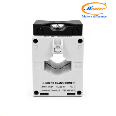 Biến Dòng Đo Lường MBH-30EX 200/5A CL1.0 5VA Master - Loại Epoxy Vỏ Nhựa