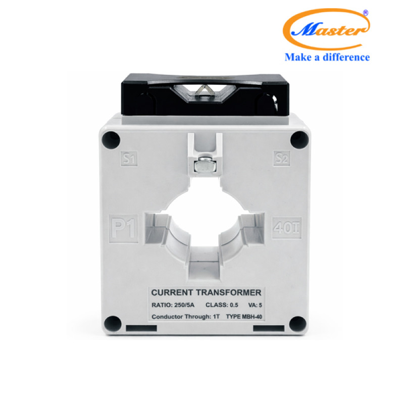 Biến Dòng Đo Lường Hộp Nhựa MBH-40 250/5A CL0.5 5VA Master