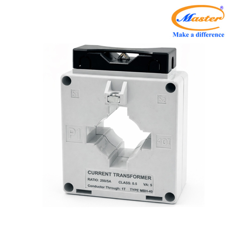 Biến Dòng Đo Lường Hộp Nhựa MBH-40 250/5A CL0.5 5VA Master
