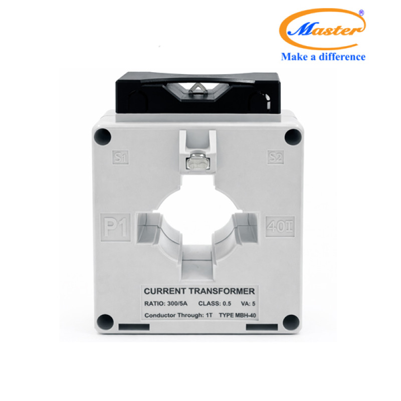 Biến Dòng Đo Lường Hộp Nhựa MBH-40 300/5A CL0.5 5VA Master
