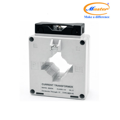 Biến Dòng Đo Lường Hộp Nhựa MBH-40 300/5A CL0.5 5VA Master
