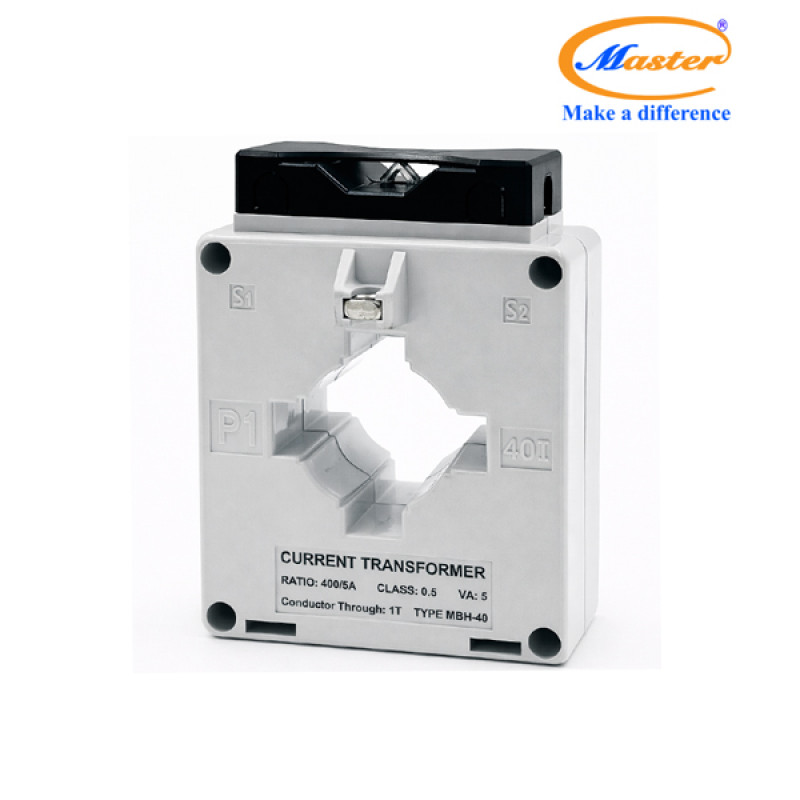 Biến Dòng Đo Lường Hộp Nhựa MBH-40 400/5A CL0.5 5VA Master