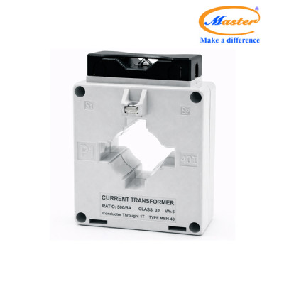 Biến Dòng Đo Lường Hộp Nhựa MBH-40 500/5A CL0.5 5VA Master