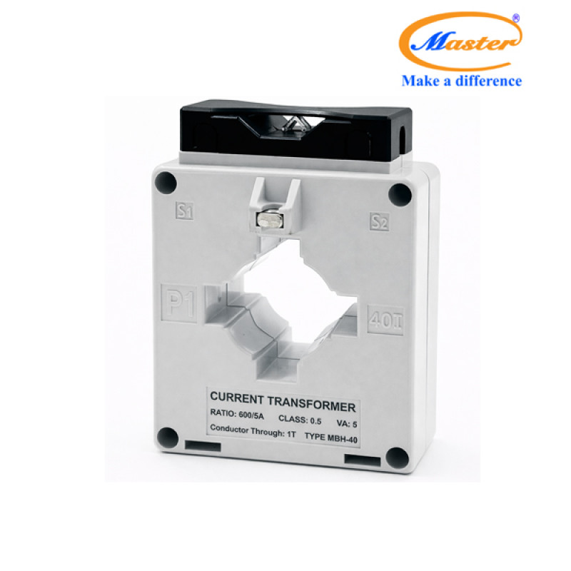 Biến Dòng Đo Lường Hộp Nhựa MBH-40 600/5A CL0.5 5VA Master