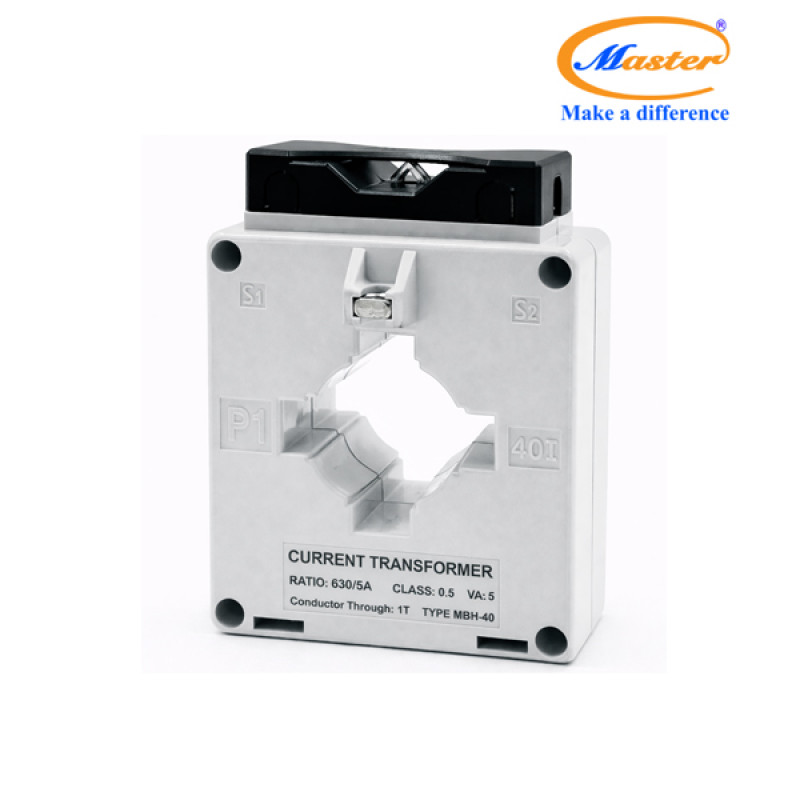 Biến Dòng Đo Lường Hộp Nhựa MBH-40 630/5A CL0.5 5VA Master