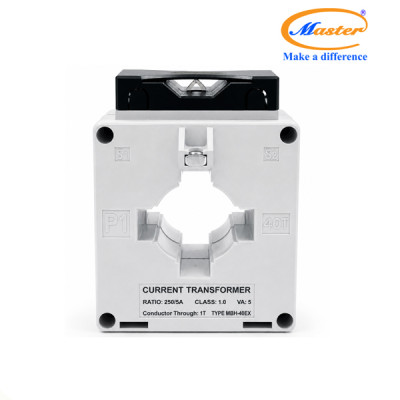 Biến Dòng Đo Lường MBH-40EX 250/5A CL1.0 5VA Master - Loại Epoxy Vỏ Nhựa