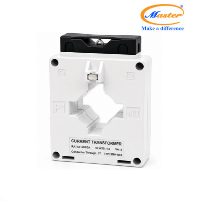 Biến Dòng Đo Lường MBH-40EX 600/5A CL1.0 5VA Master - Loại Epoxy Vỏ Nhựa