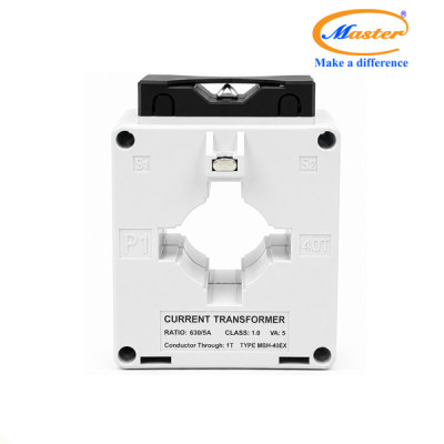 Biến Dòng Đo Lường MBH-40EX 630/5A CL1.0 5VA Master - Loại Epoxy Vỏ Nhựa