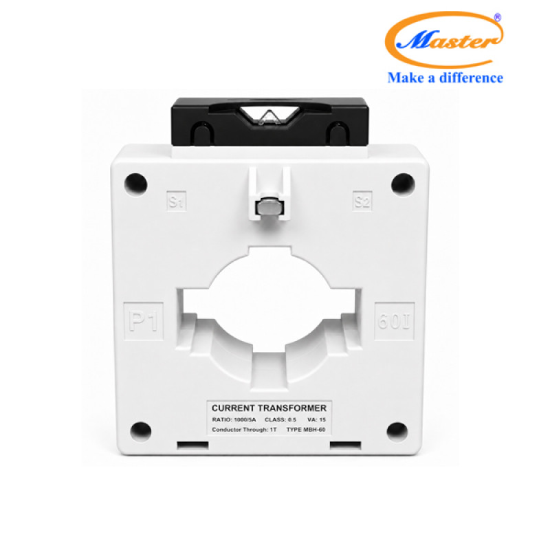 Biến Dòng Đo Lường Hộp Nhựa MBH-60 1000/5A CL0.5 15VA Master