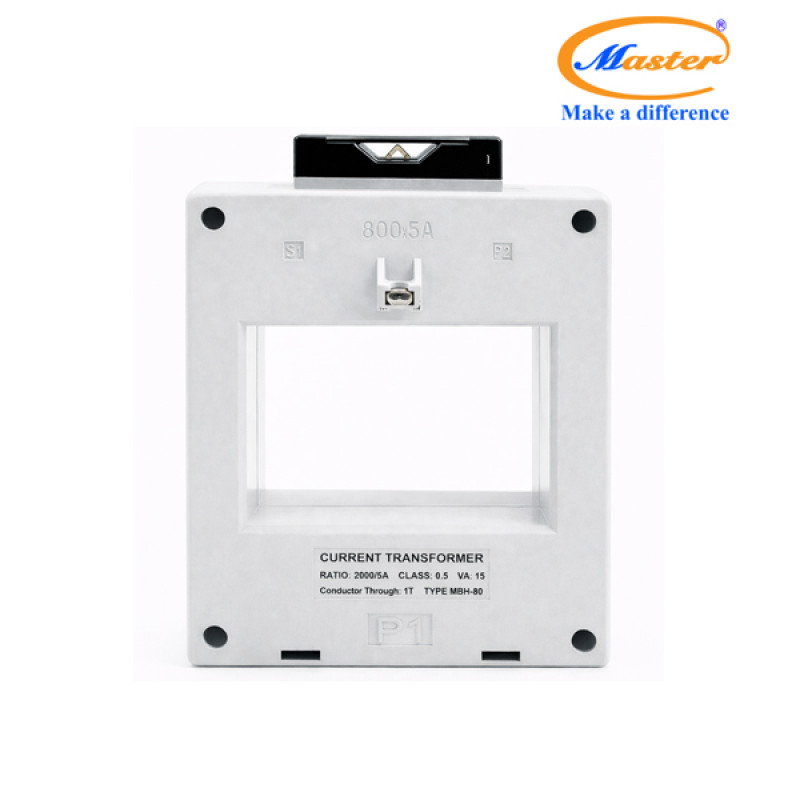 Biến Dòng Đo Lường Hộp Nhựa MBH-80 2000/5A CL0.5 15VA Master