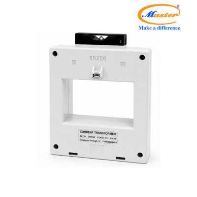 Biến Dòng Đo Lường MBH-80EX 1000/5A CL1.0 15VA Master - Loại Epoxy Vỏ Nhựa