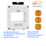 Biến Dòng Đo Lường MBH-80EX 800/5A CL0.5 15VA Master - Loại Epoxy Vỏ Nhựa