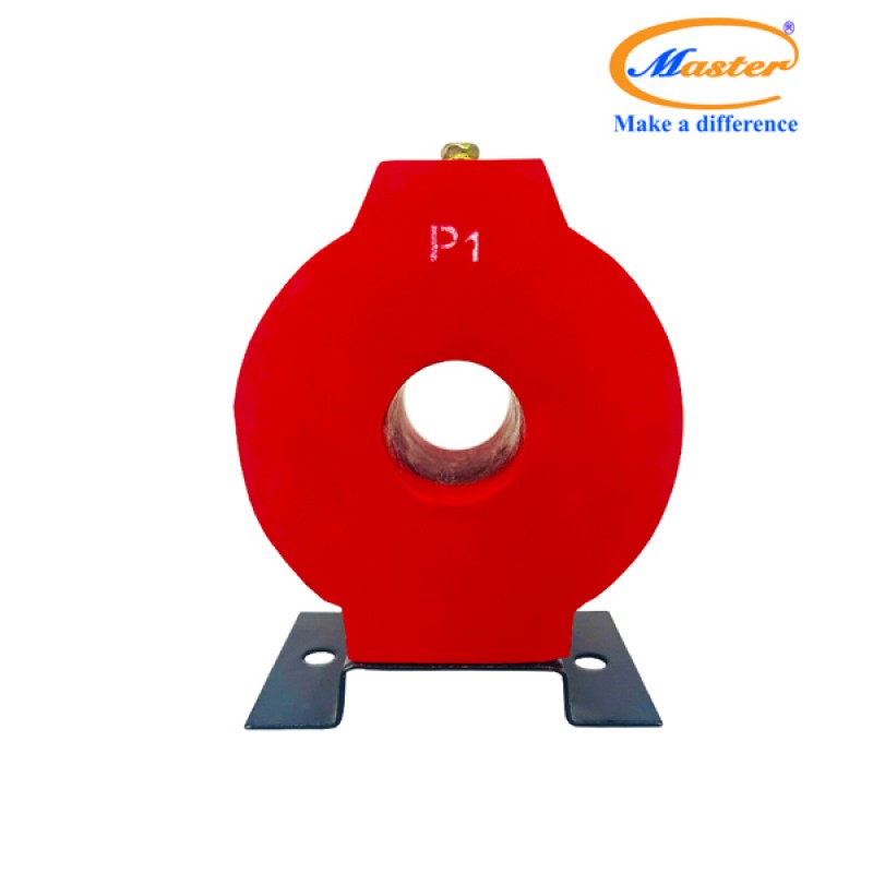 Biến Dòng Đo Lường MCT 100/5A CL1.0 5VA Master - Đúc Epoxy Tròn Đỏ