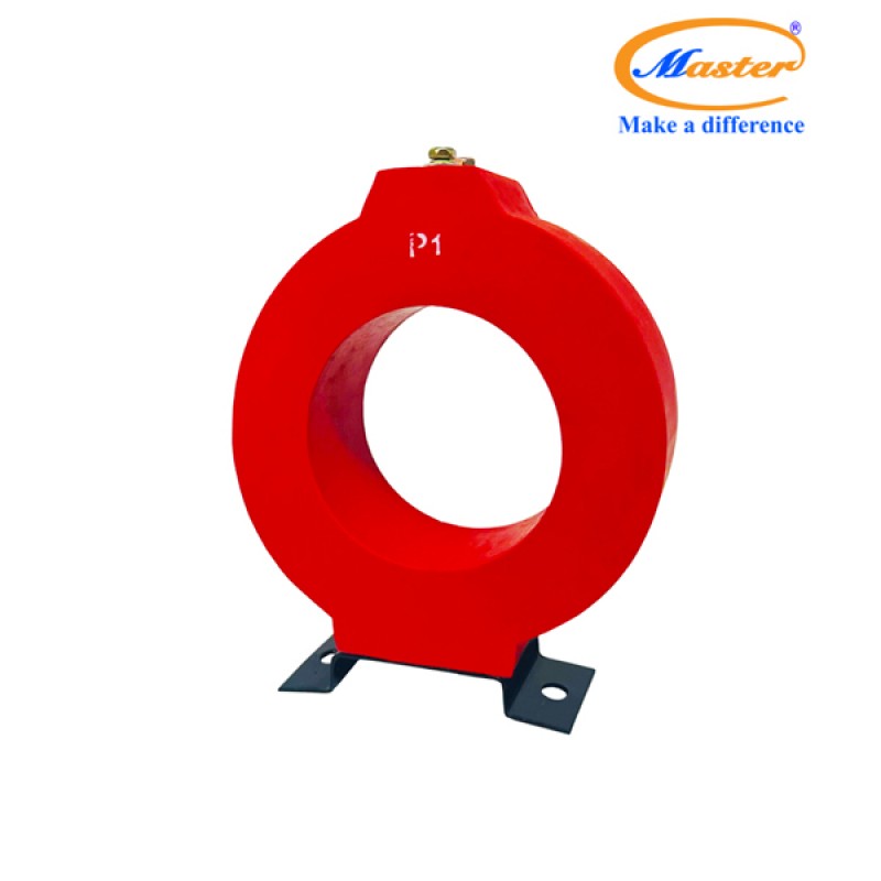 Biến Dòng Đo Lường MCT 1000/5A CL1.0 15VA Master - Đúc Epoxy Tròn Đỏ