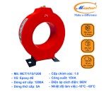 Biến Dòng Đo Lường MCT 1200/5A CL1.0 15VA Master - Đúc Epoxy Tròn Đỏ
