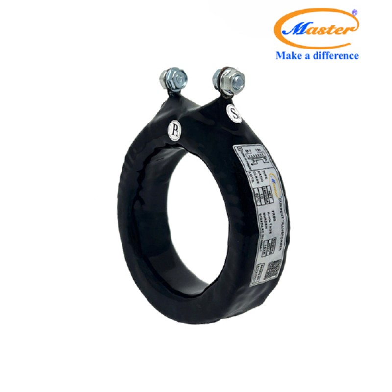 Biến Dòng Đo Lường MCT 1250/5A CL1.0 15VA Master - Đúc Epoxy Tròn Đen