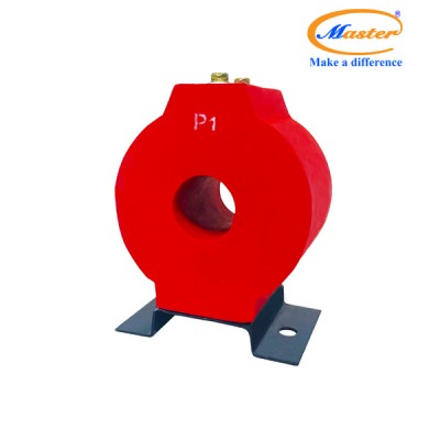 Biến Dòng Đo Lường MCT 150/5A CL1.0 5VA Master - Đúc Epoxy Tròn Đỏ