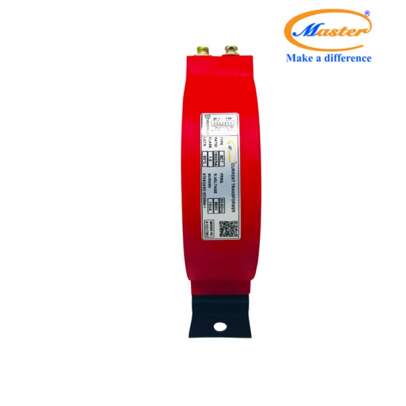 Biến Dòng Đo Lường MCT 1600/5A CL1.0 15VA Master - Đúc Epoxy Tròn Đỏ