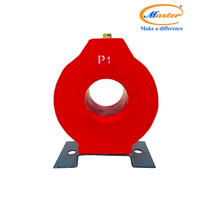 Biến Dòng Đo Lường MCT 200/5A CL1.0 15VA Master - Đúc Epoxy Tròn Đỏ