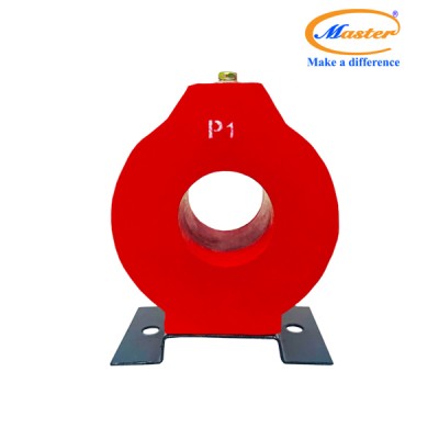 Biến Dòng Đo Lường MCT 200/5A CL1.0 5VA Master - Đúc Epoxy Tròn Đỏ