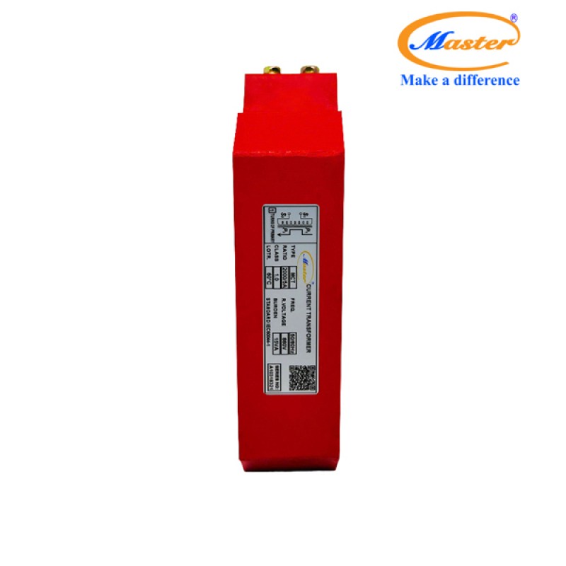 Biến Dòng Đo Lường MCT 2000/5A CL1.0 15VA Master - Đúc Epoxy Vuông Đỏ