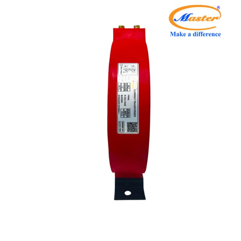 Biến Dòng Đo Lường MCT 2000/5A CL1.0 15VA Master - Đúc Epoxy Tròn Đỏ