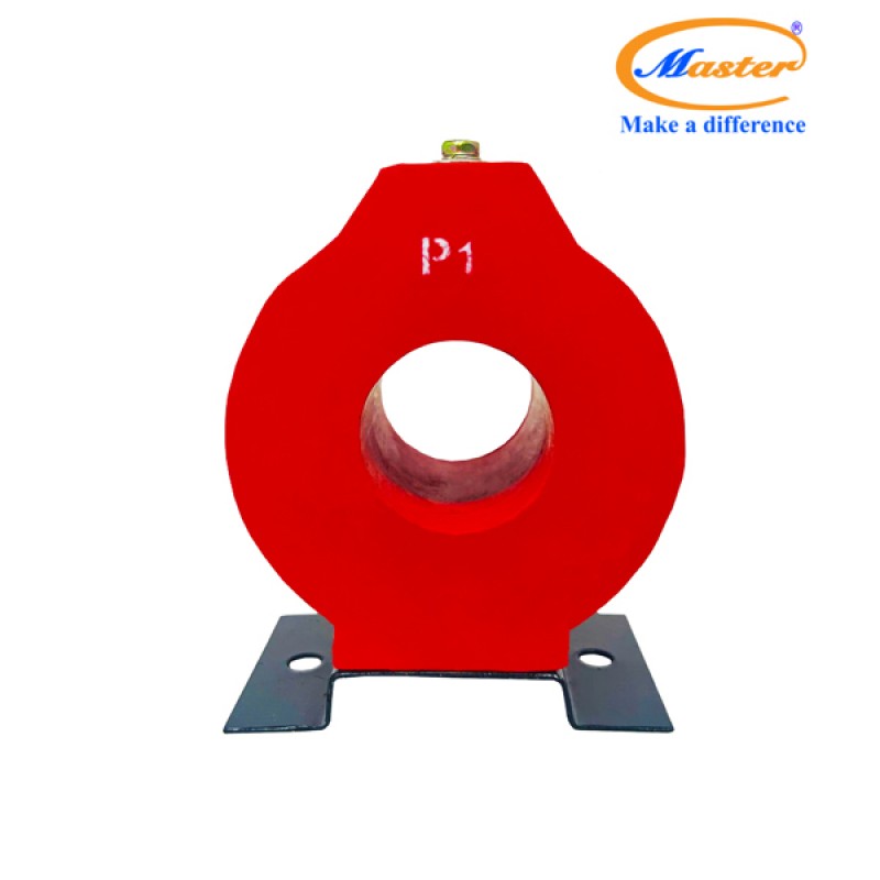 Biến Dòng Đo Lường MCT 250/5A CL1.0 15VA Master - Đúc Epoxy Tròn Đỏ