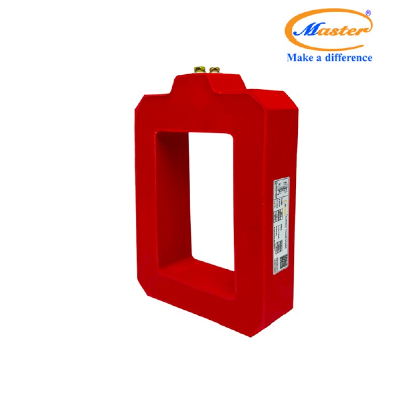 Biến Dòng Đo Lường MCT 2500/5A CL1.0 15VA Master - Đúc Epoxy Vuông Đỏ