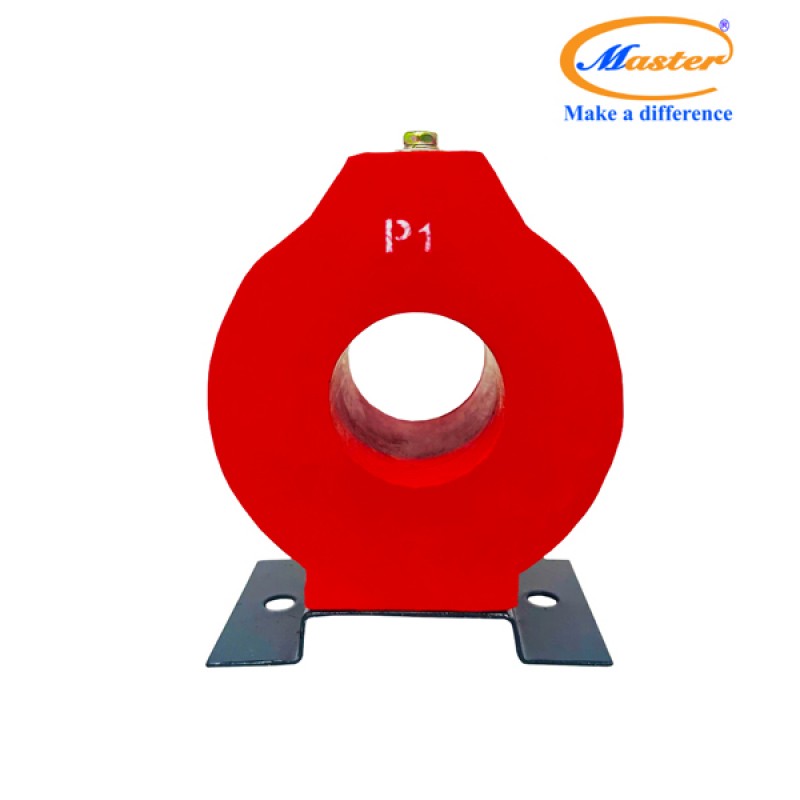 Biến Dòng Đo Lường MCT 300/5A CL1.0 15VA Master - Đúc Epoxy Tròn Đỏ