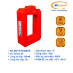 Biến Dòng Đo Lường MCT 3200/5A CL1.0 15VA Master - Đúc Epoxy Vuông Đỏ